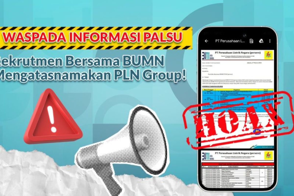 PLN imbau waspada penipuan rekrutmen pegawai 