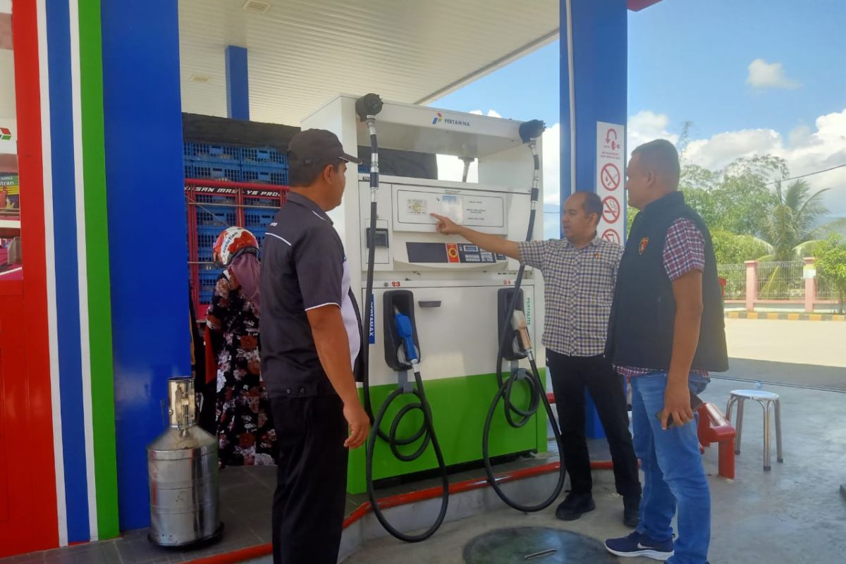Polres Aceh Besar sidak SPBU antisipasi campuran BBM dengan air