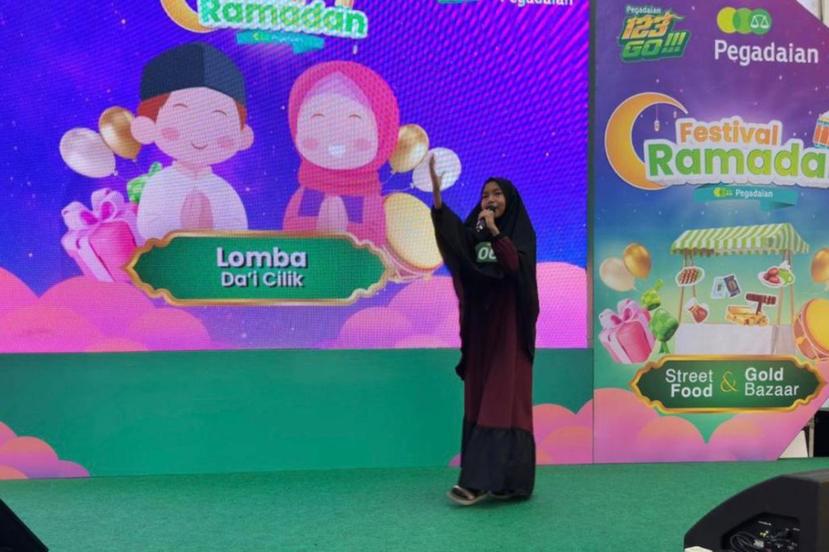 Puluhan dai cilik semarakkan Festival Ramadhan Pegadaian 2024