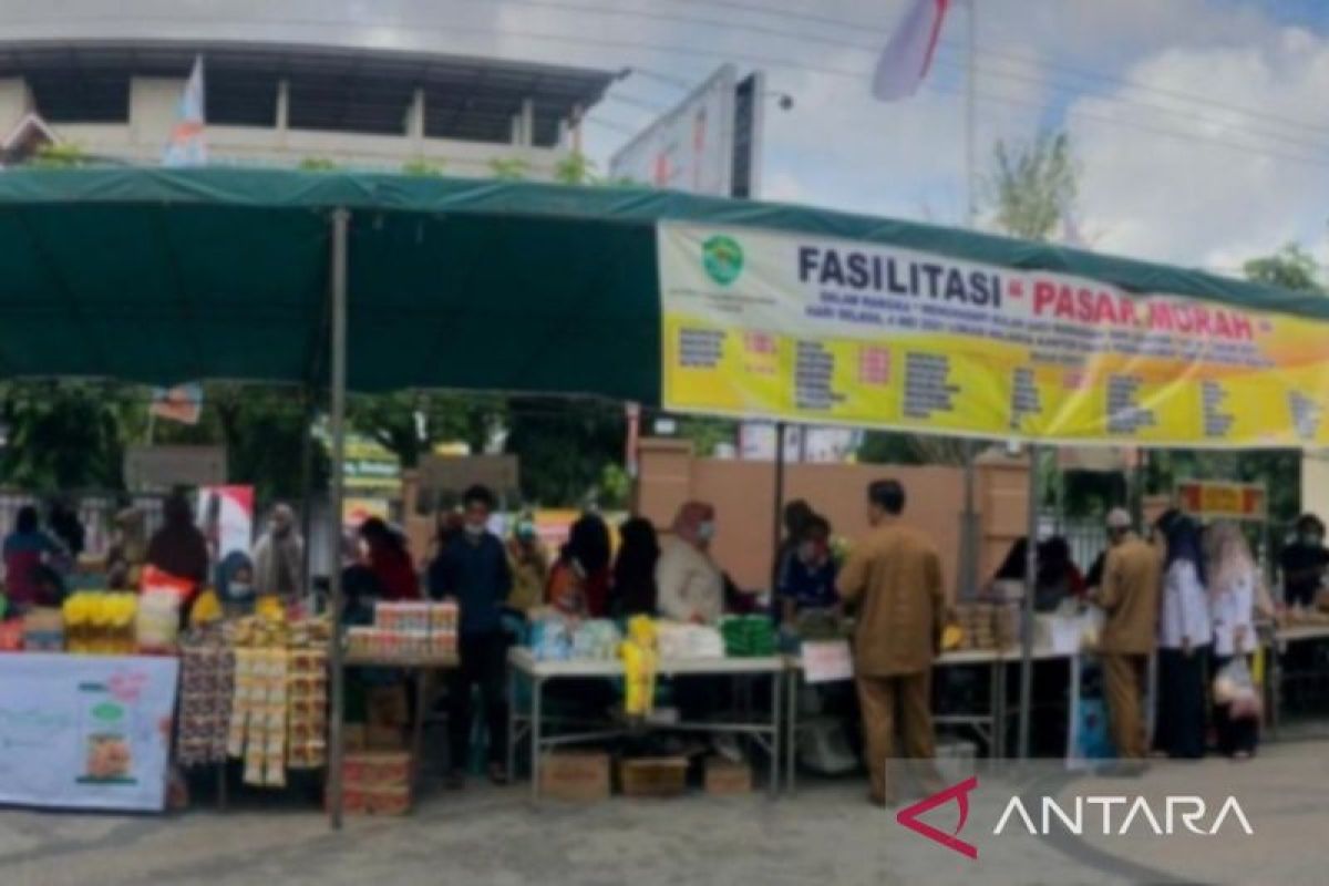 Katim gelar gerakan pangan murah  di museum Samarinda