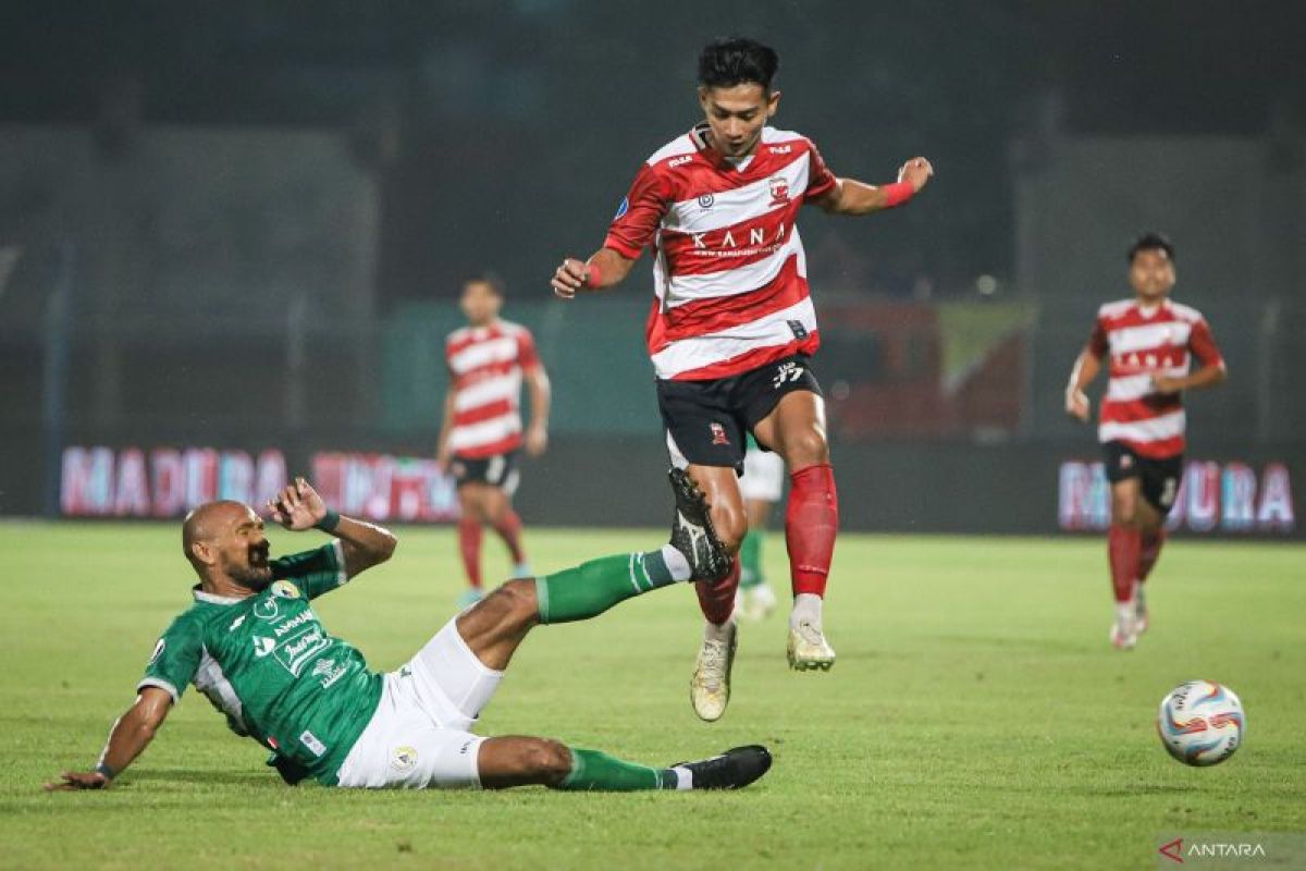 Liga 1  -  Madura United hentikan catatan tak terkalahkan Borneo FC