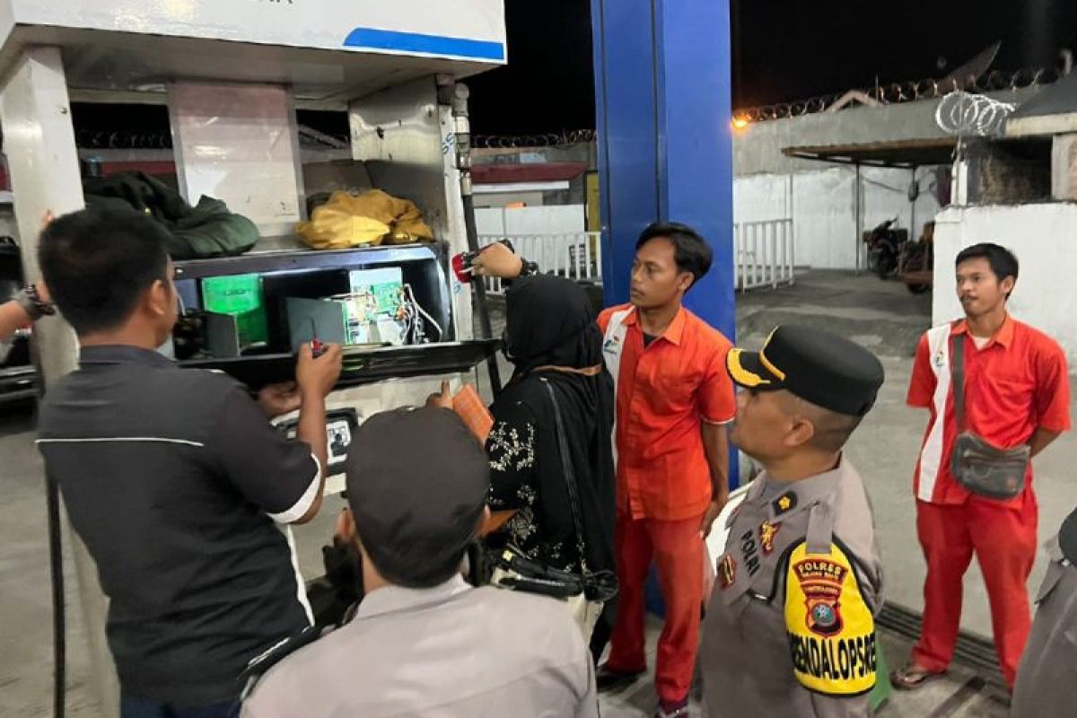 Polres Tanjungbalai lakukan  pengawasan SPBU jelang mudik Lebaran