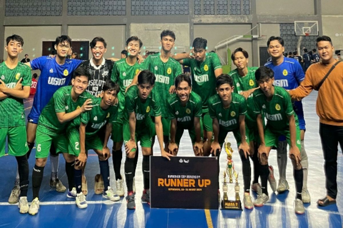 Tim Futsal USM juara 2 Turnamen Ramadan Cup