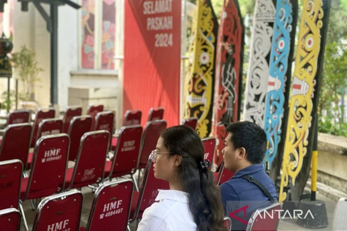 Dekorasi perayaan Paskah di Katedral Jakarta cerminkan cinta Tanah Air