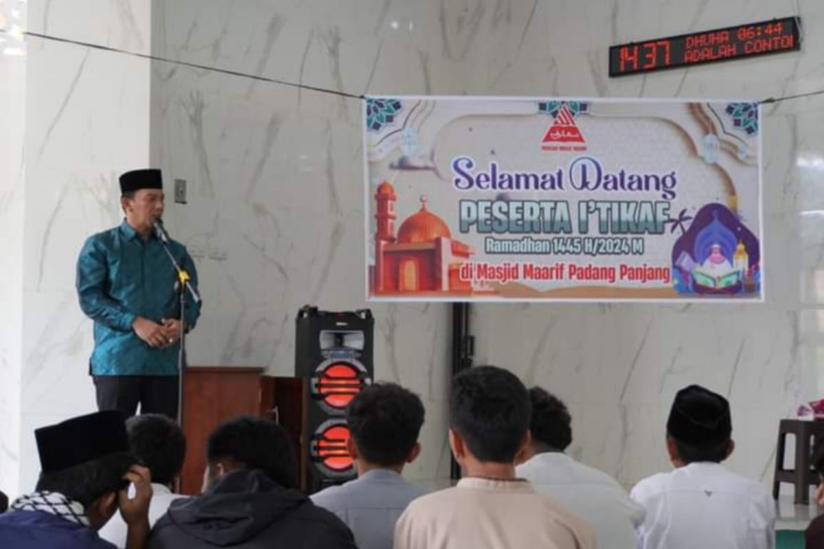 Pj. Wako Padang Panjang apresiasi I'tikaf yayasan Ma'arif