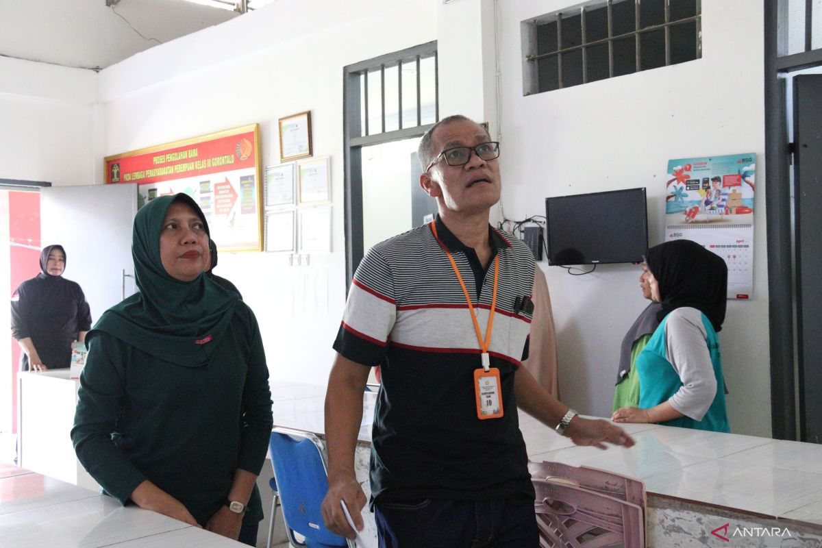 Kepala Kanwil Kemenkumham sidak di Lapas Perempuan Gorontalo