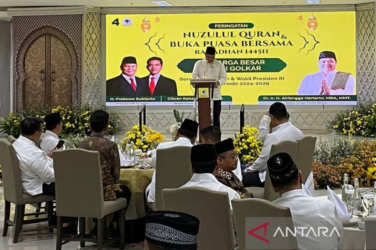 Airlangga prediksi Partai Golkar amankan 102 kursi DPR RI