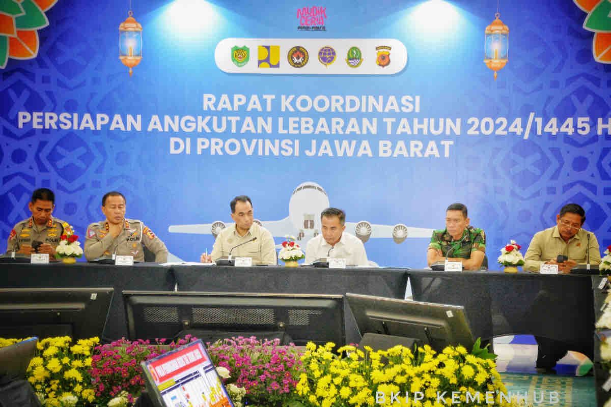 Menhub: Sinergi lintas sektor atasi angkutan Lebaran 2024 di Jabar