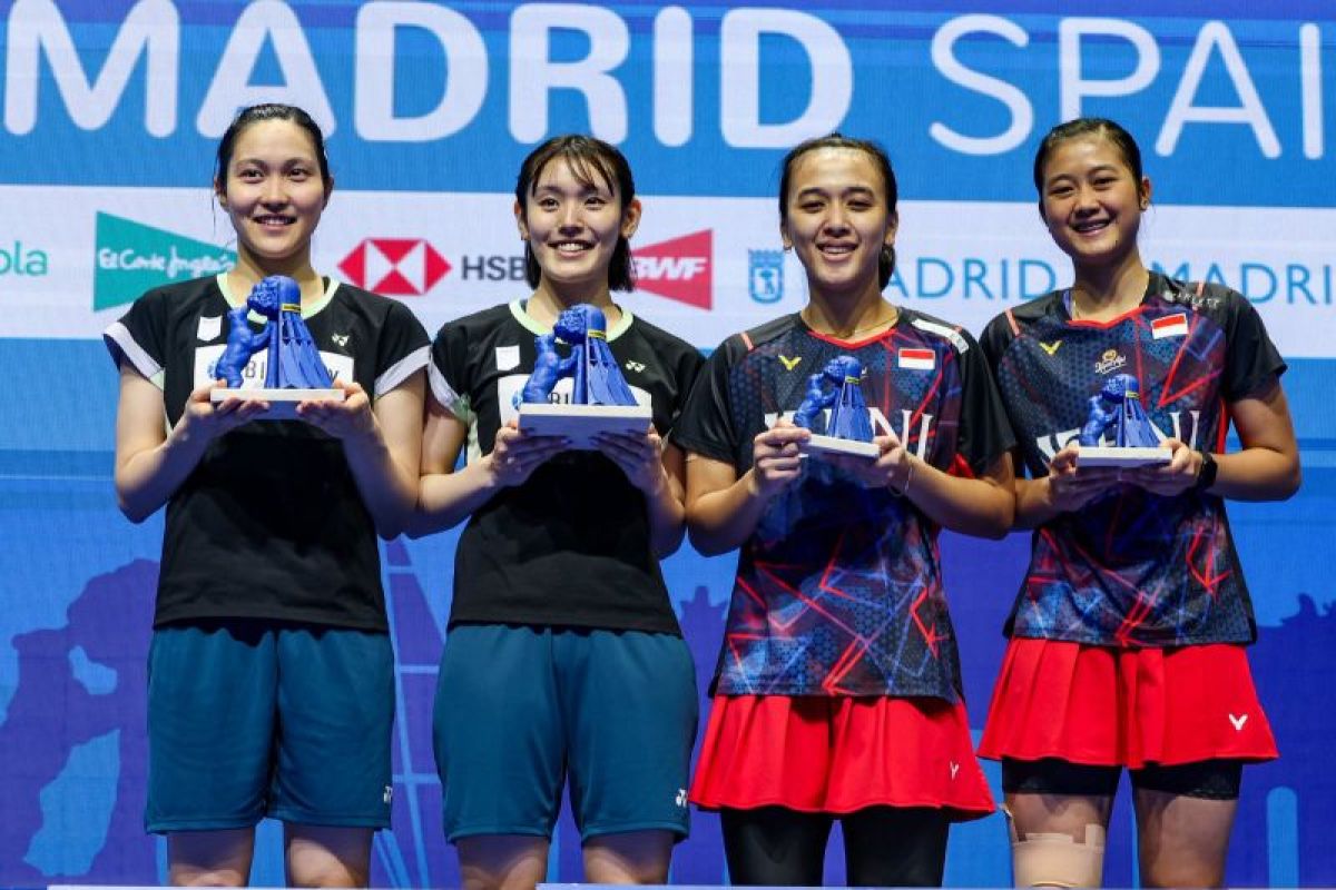 Ganda putri Ana/Tiwi runnerup Spain Masters 2024