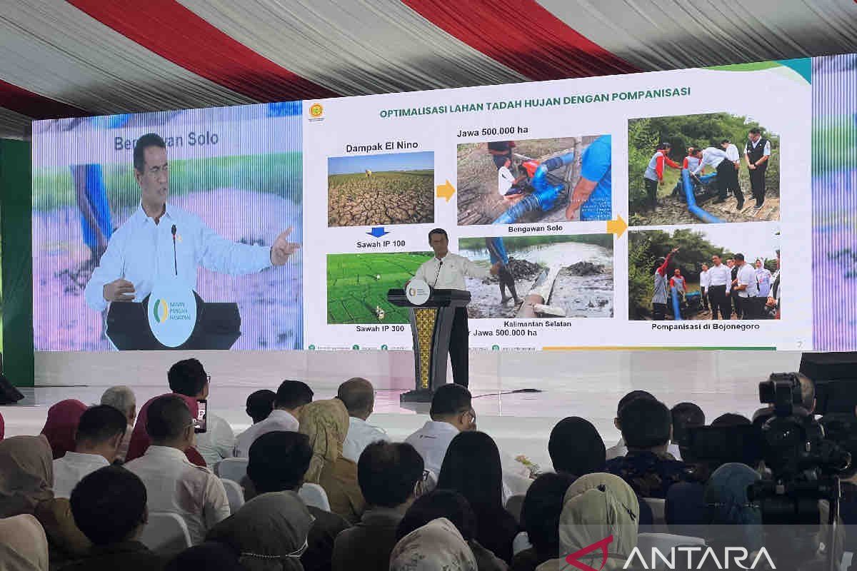 Mentan sebut lakukan tiga upaya guna tingkatkan pertanian Indonesia