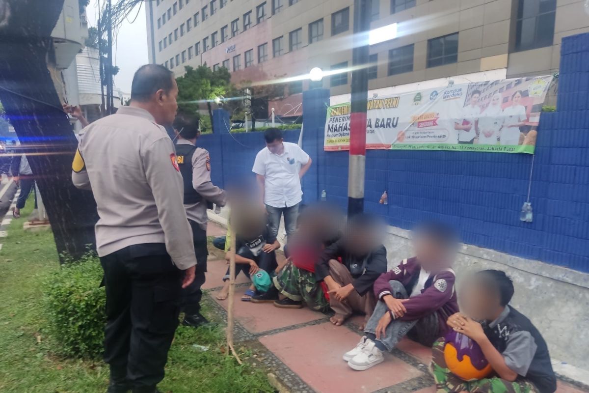 Marak konvoi, polisi tangkap 14 remaja di Kemayoran