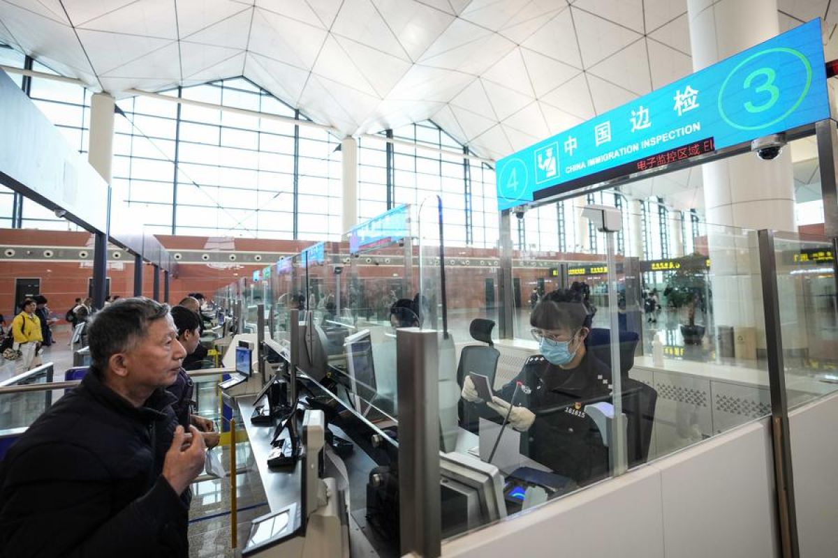 Perbatasan China akan catat 1,78 juta perjalanan