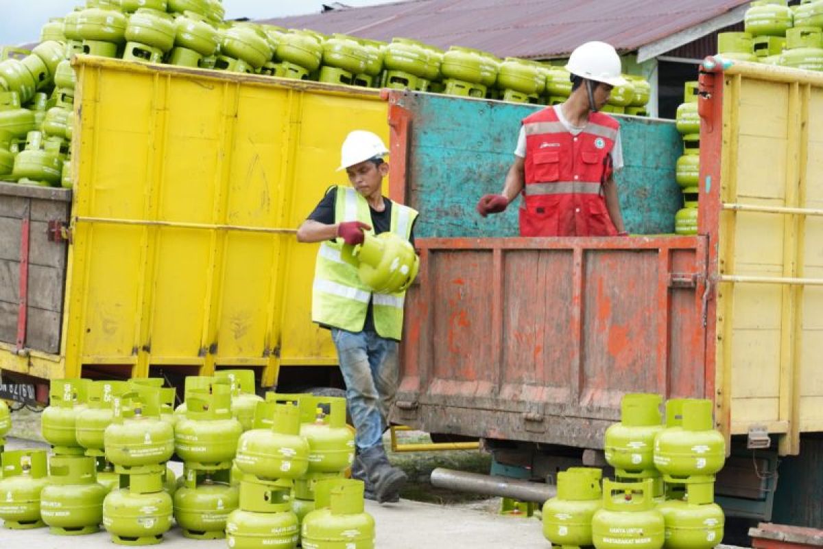 Pasokan LPG subsidi cukup memenuhi kebutuhan masyarakat Lampung Utara