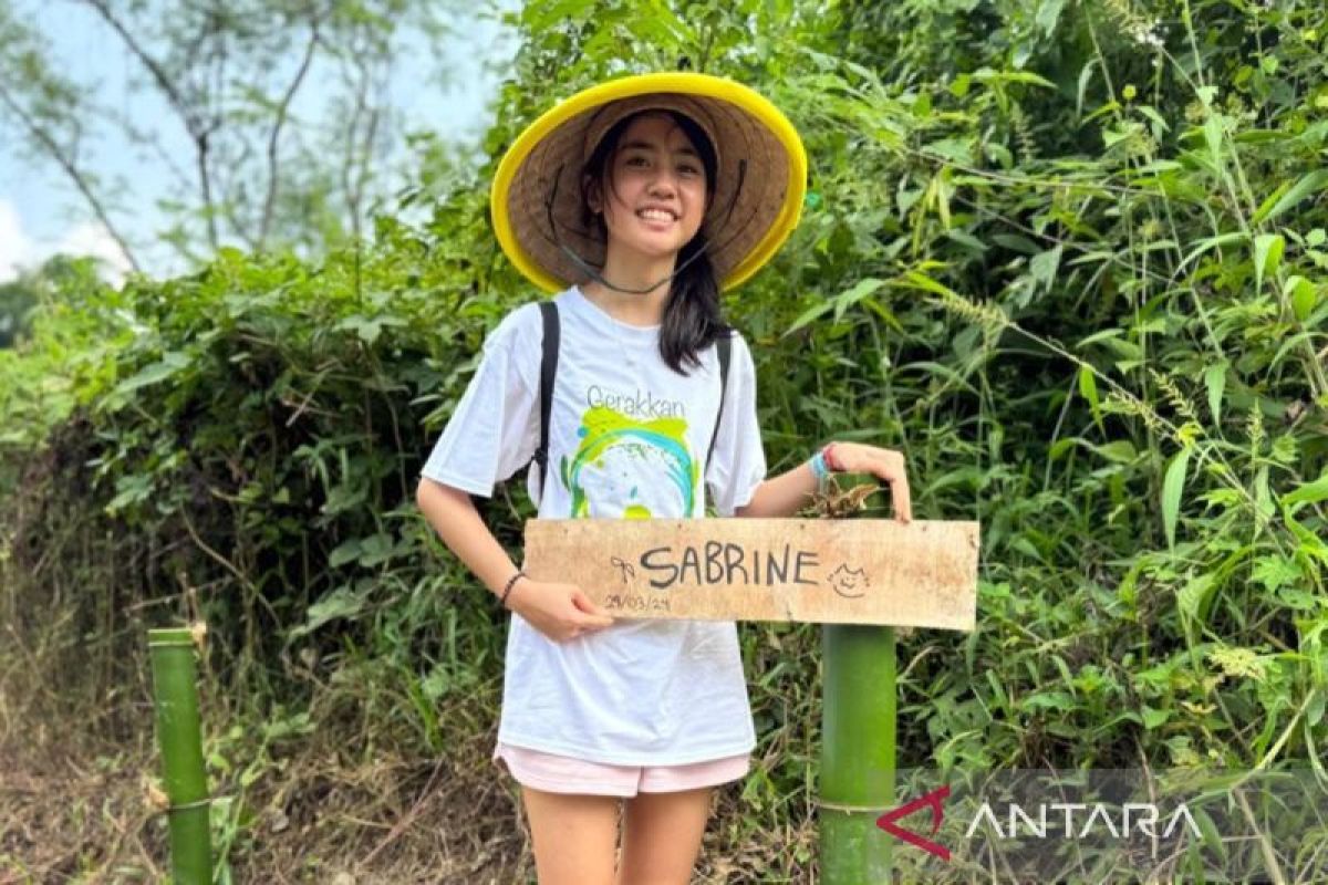 Sabrine Olivia ajak anak muda lindungi bumi dengan tanam pohon