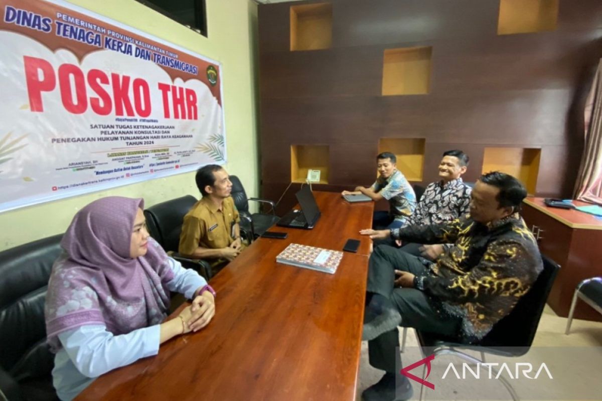 Disnakertrans Kaltim buka posko  pengaduan THR