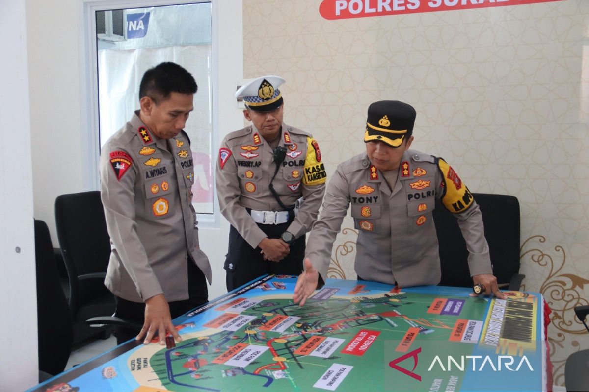 Kapolda Jabar  memastikan kesiapan pengamanan di jalur mudik Sukabumi