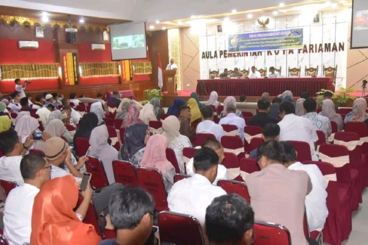 Pemkot Pariaman tampung masukan banyak pihak susun RKPD 2025