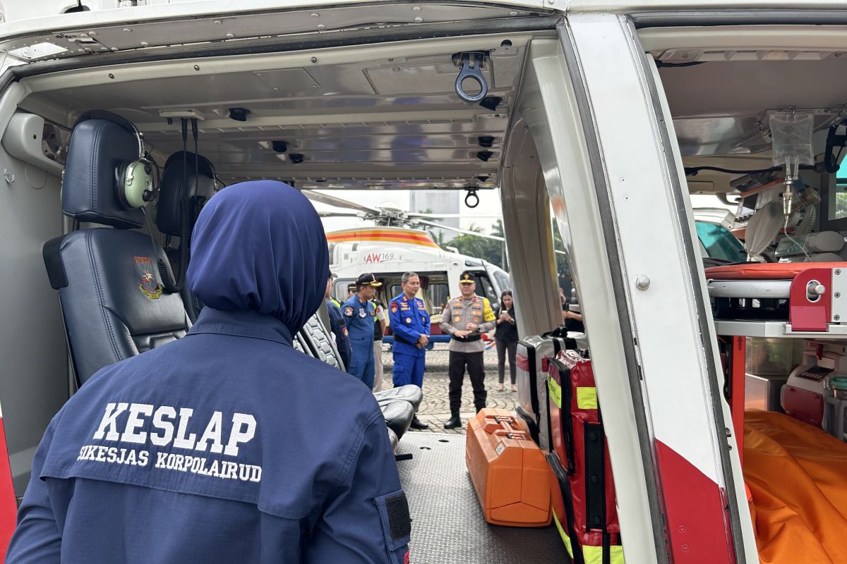 Indonesian police deploy ambulance helicopters for Eid exodus