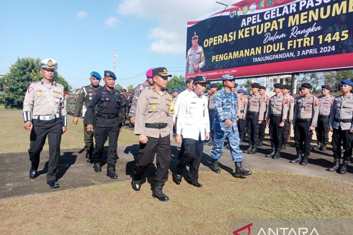 Polres Belitung kerahkan 120 personel amankan mudik Lebaran 2024