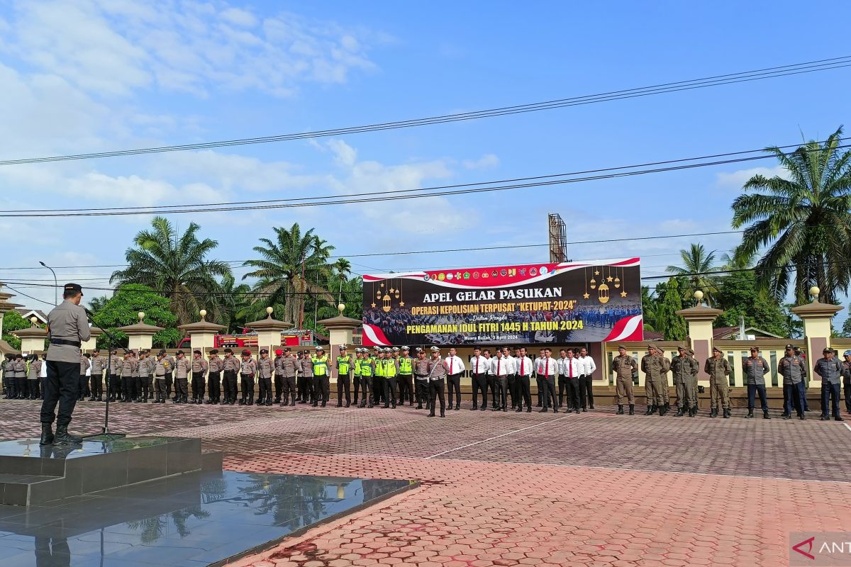 Polres Batanghari siagakan 163 personel jaga pos pengamanan Lebaran