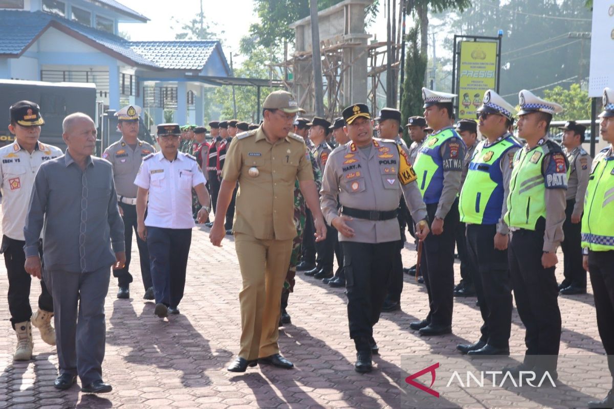 Jelang Idul Fitri, Kapolres Humbahas minta personel beri pelayanan maksimal