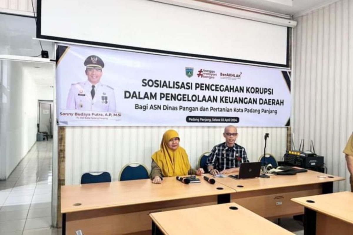 Inspektorat Kota Padang Panjang gelar sosialisasi pencegahan korupsi dalam Pengelolaan Keuangan Daerah