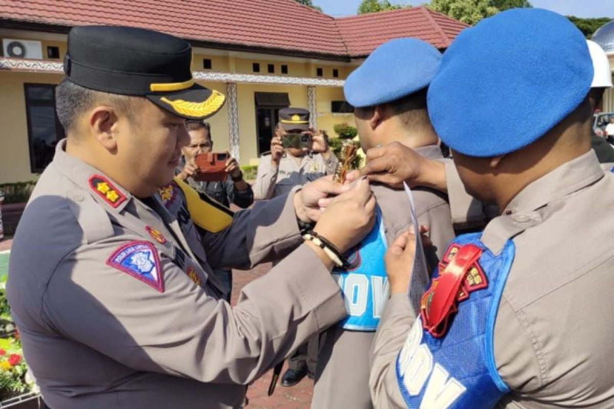 400 Personel Polres Simalungun dan sembilan pos pengamanan Idul Fitri