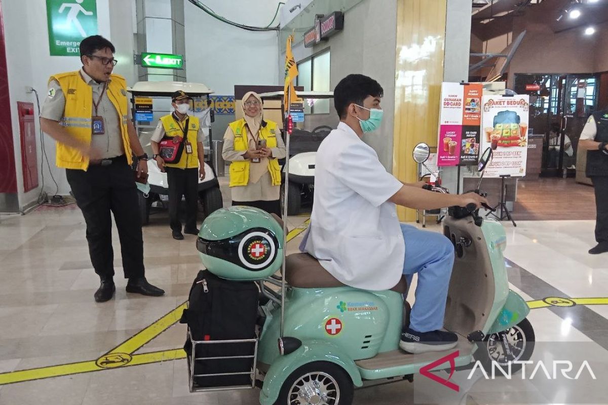 Bandara Hasanuddin hadirkan layanan P3K mobile pertama di Indonesia