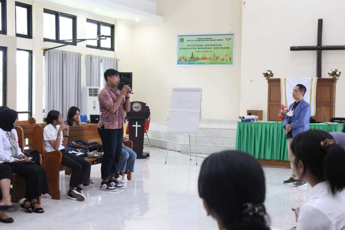 IAKN Ambon latih mahasiswa penggerak  penguatan moderasi beragama