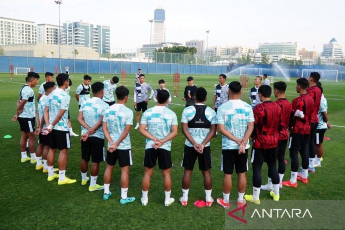 Shin Tae-yong fokus perkuat kekompakan Timnas U-23 pada uji coba di Dubai