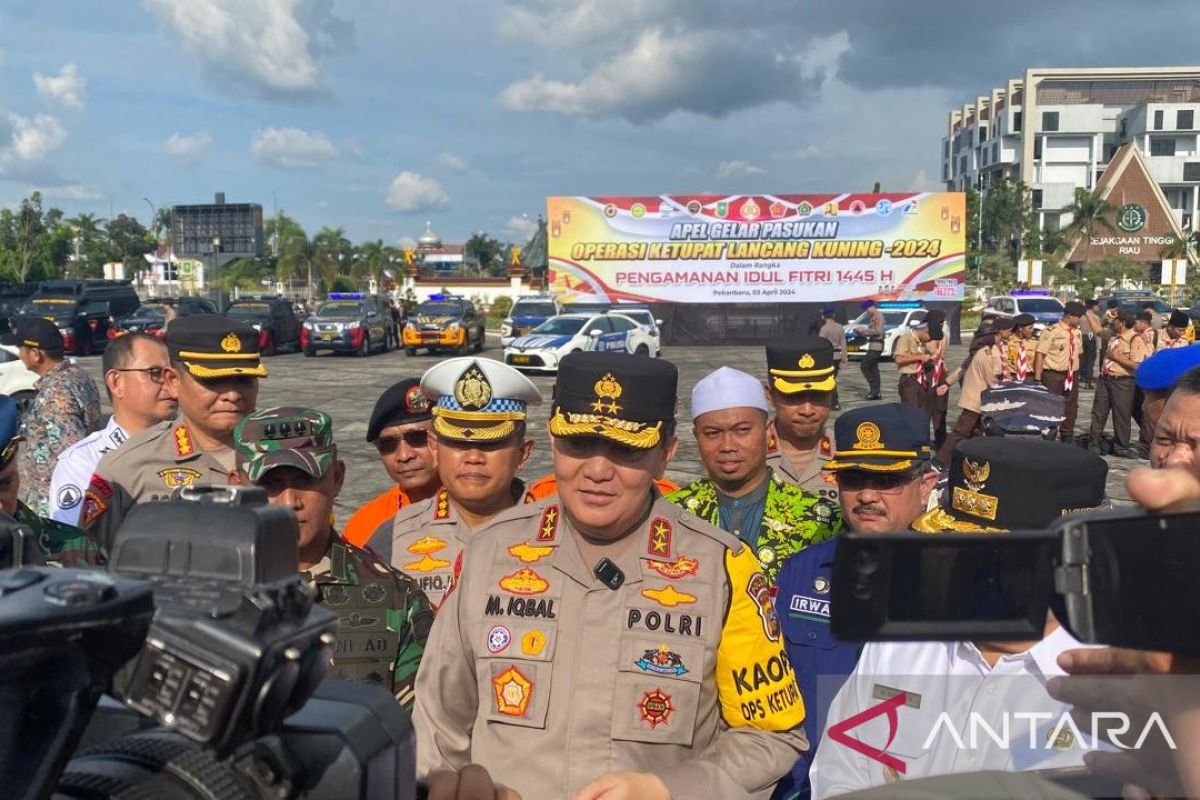 3 ribu personel gabungan diterjunkan amankan arus Lebaran di Riau
