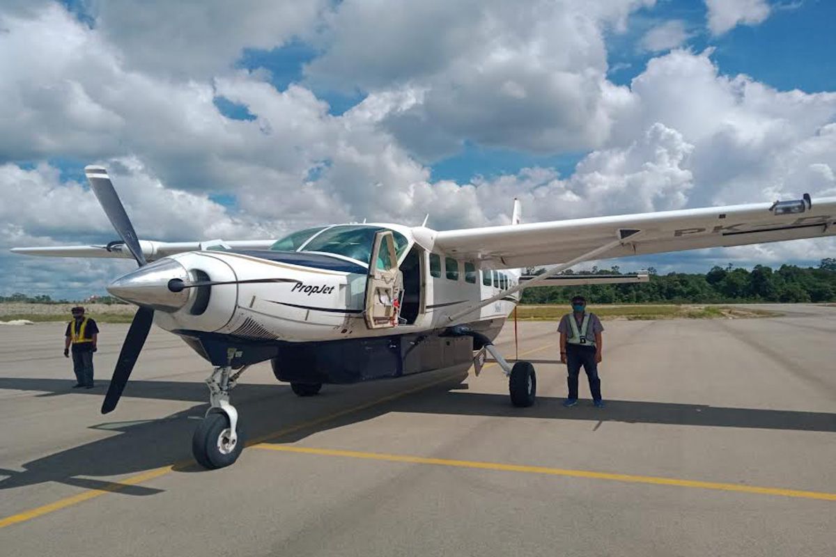 Susi Air kembali melayani penerbangan perintis di Kalteng