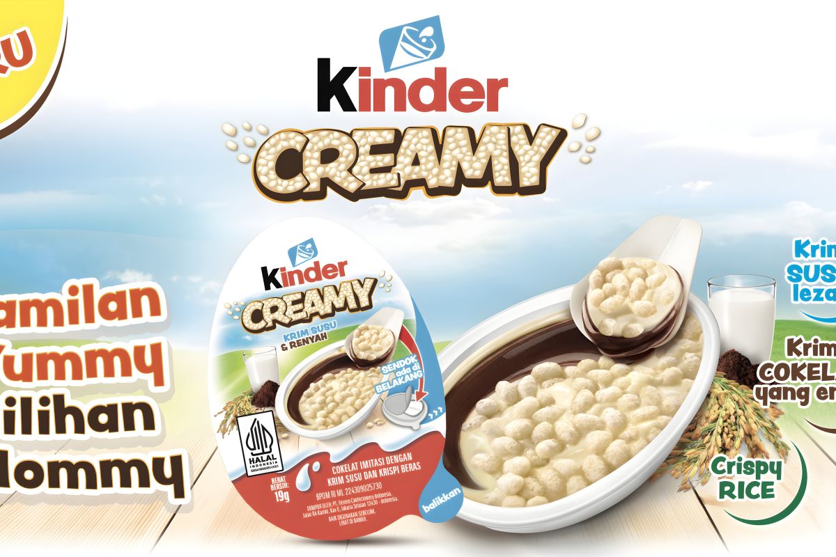 Ferrero perkenalkan produk baru 'Kinder Creamy' di Indonesia