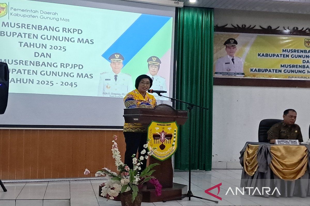 Pemkab Gunung Mas rumuskan rancangan RPJPD 2025-2045