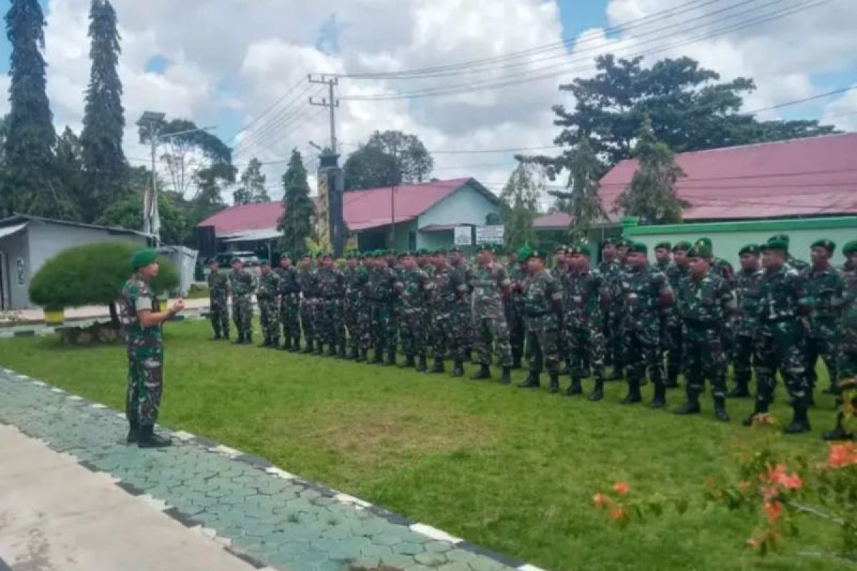 Dandim Berau ingatkan prajurit cuti  tetap jaga nama baik TNI