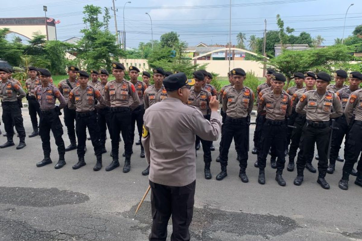 Polres Lampung Selatan menerjunkan satgas anti begal di jalur mudik