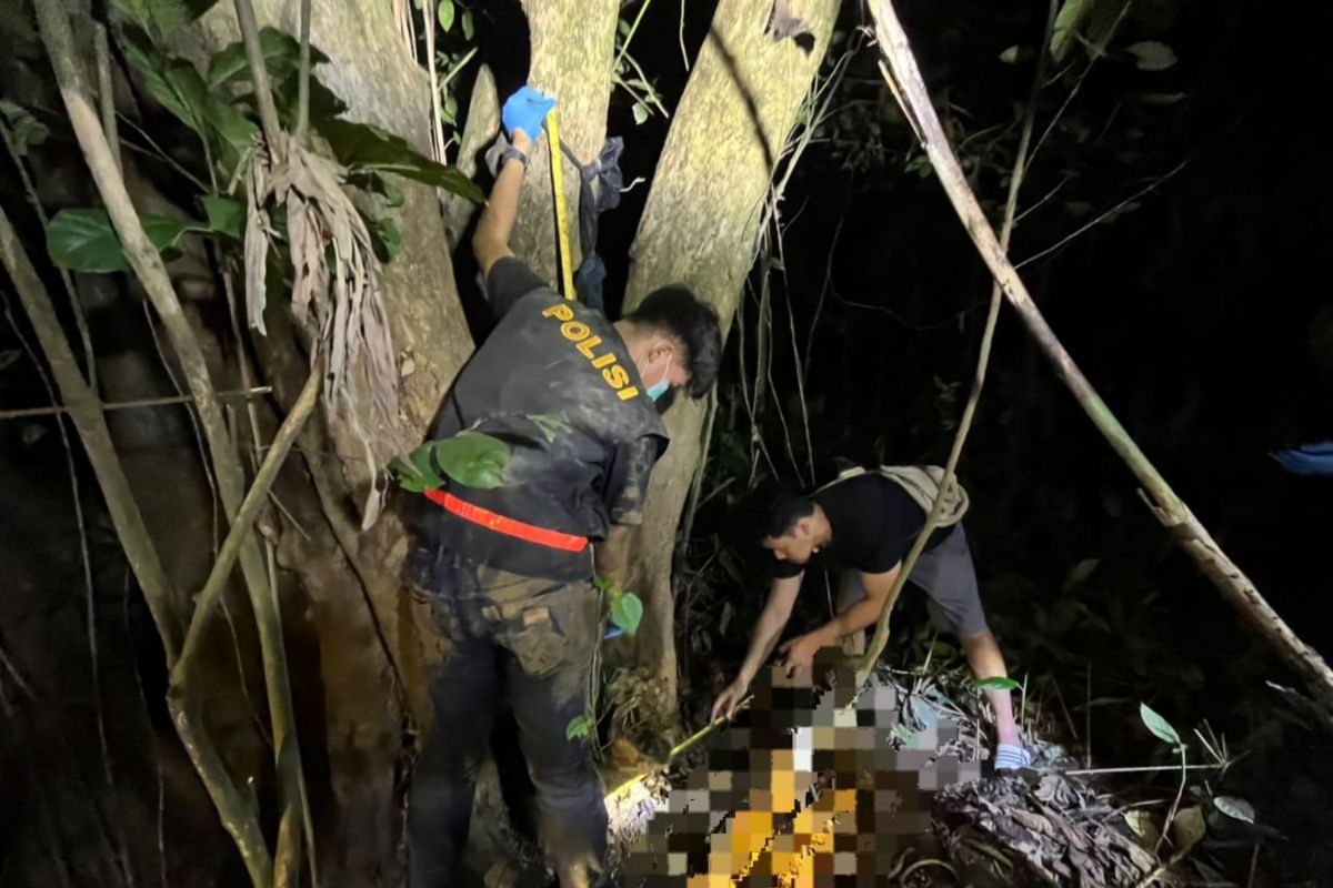 Temukan kerangka manusia, Polres Tabalong olah TKP