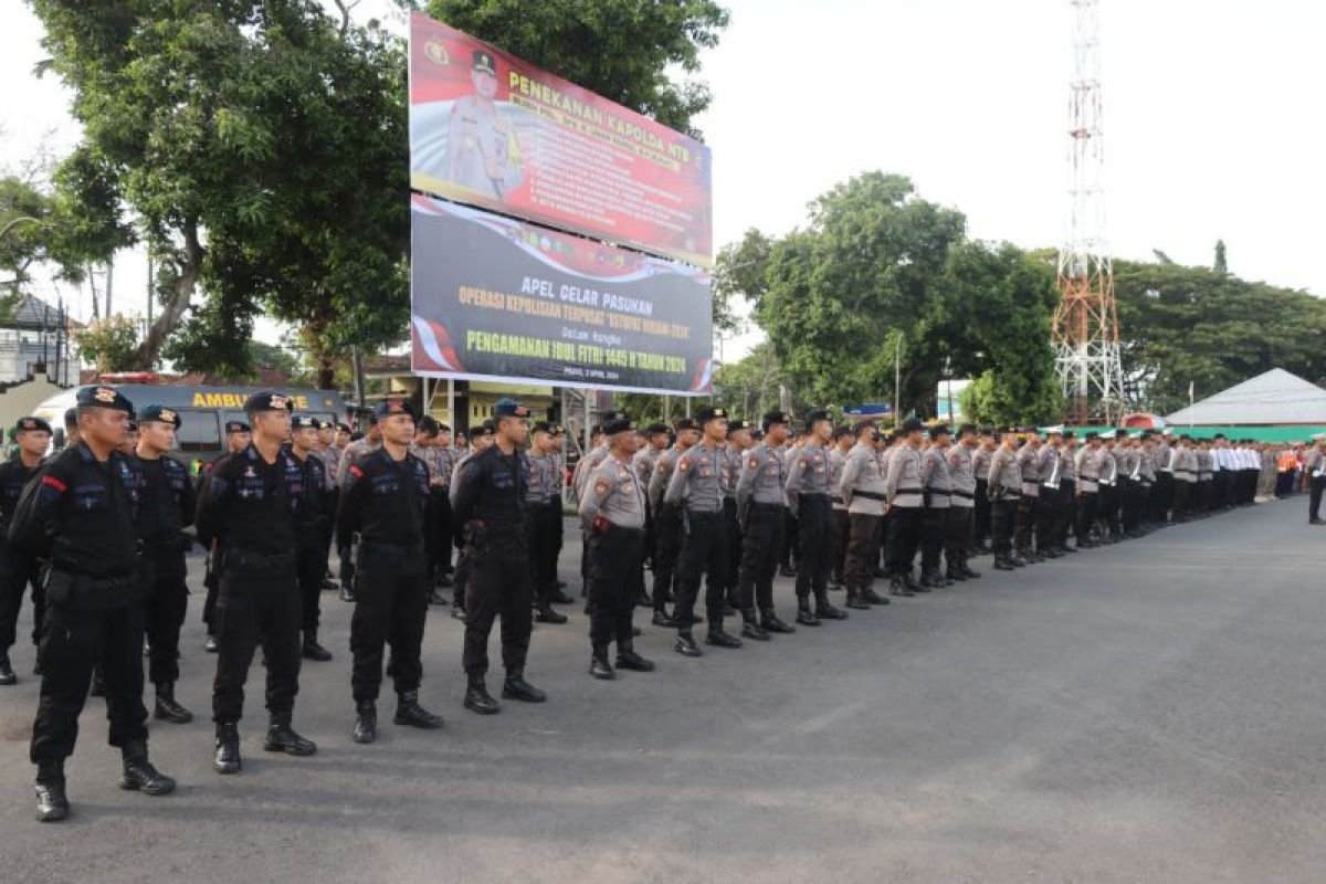 Polres Lombok Tengah siapkan lima pos pengamanan Lebaran 2024