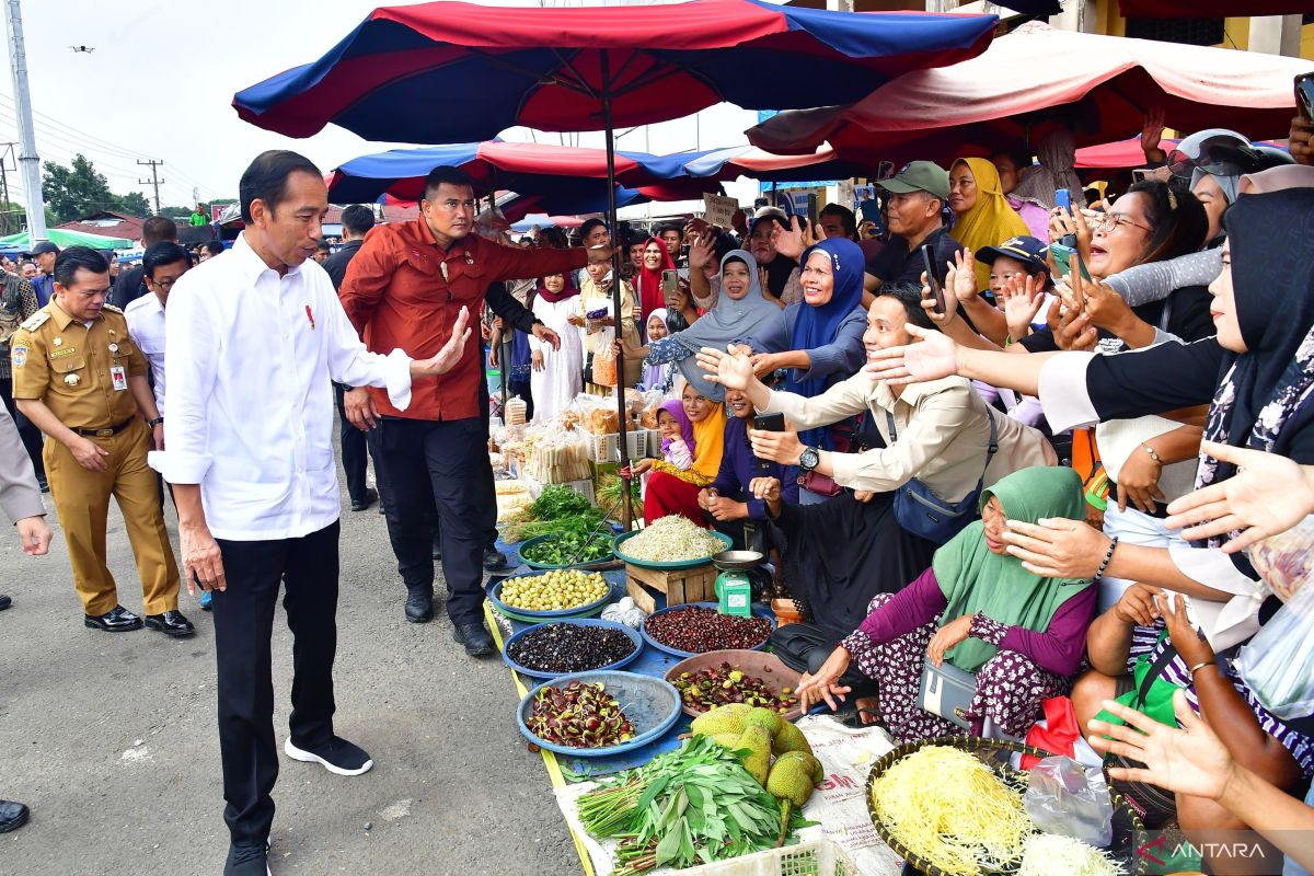 Jokowi instructs minister to reorganize Jambi's Muara Bungo Market