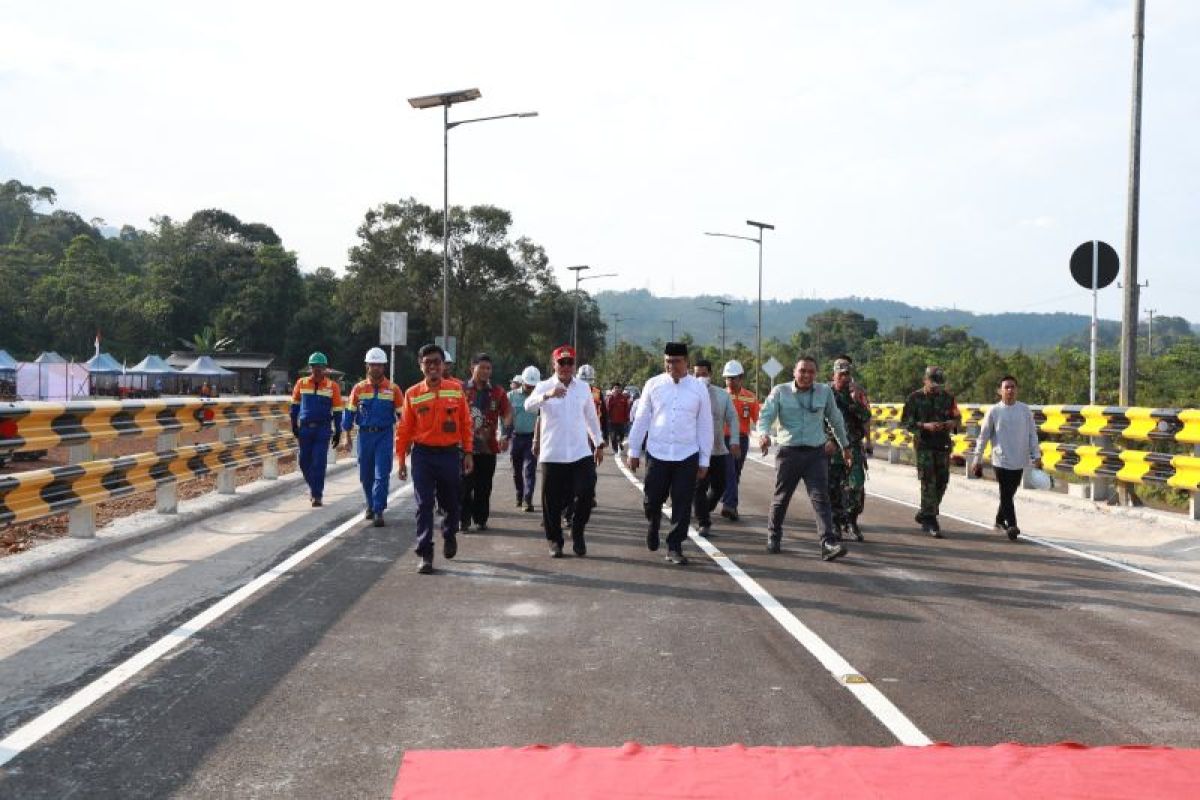 Bupati Luwu Timur resmihkan jembatan layang yang dibangun PT Vale