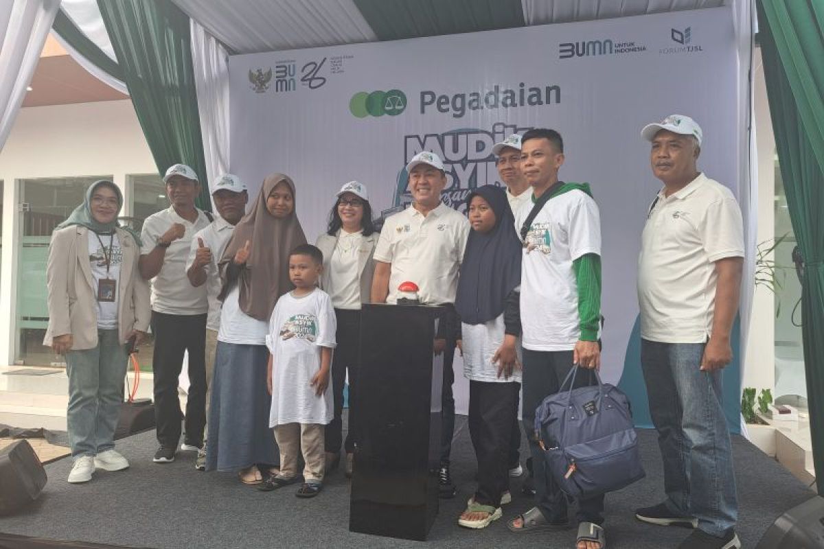 PT Pegadaian berangkatkan 1.100 pemudik dari DKI Jakarta