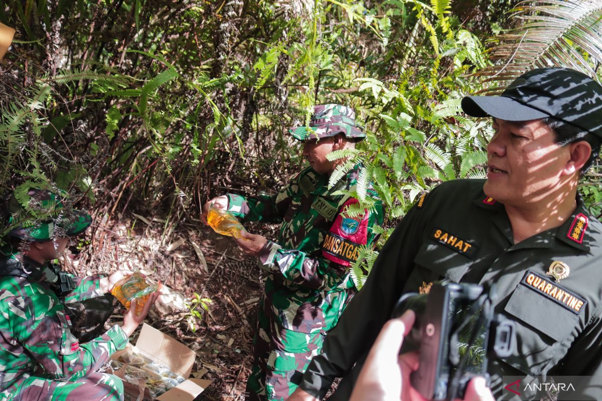 Barantin temukan beras dan minyak goreng di perbatasan Entikong-Malaysia