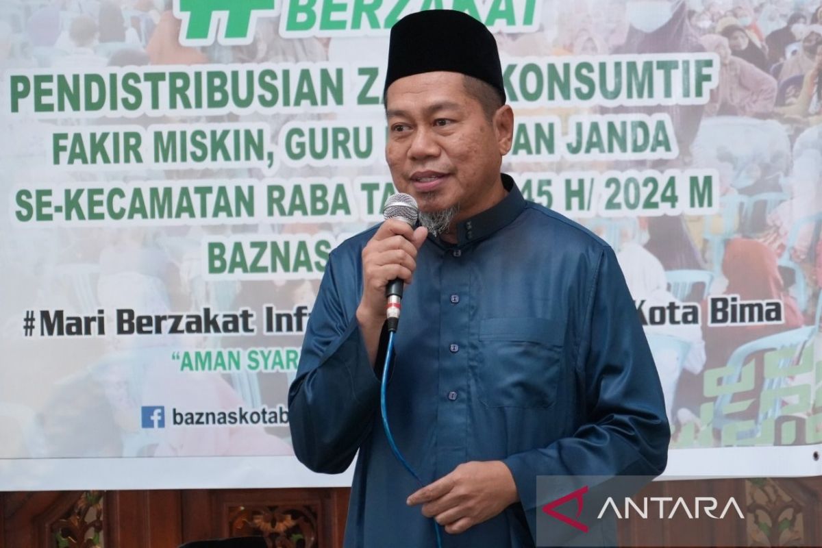 Pemkot Bima mendukung Baznas distribusikan zakat bagi warga miskin