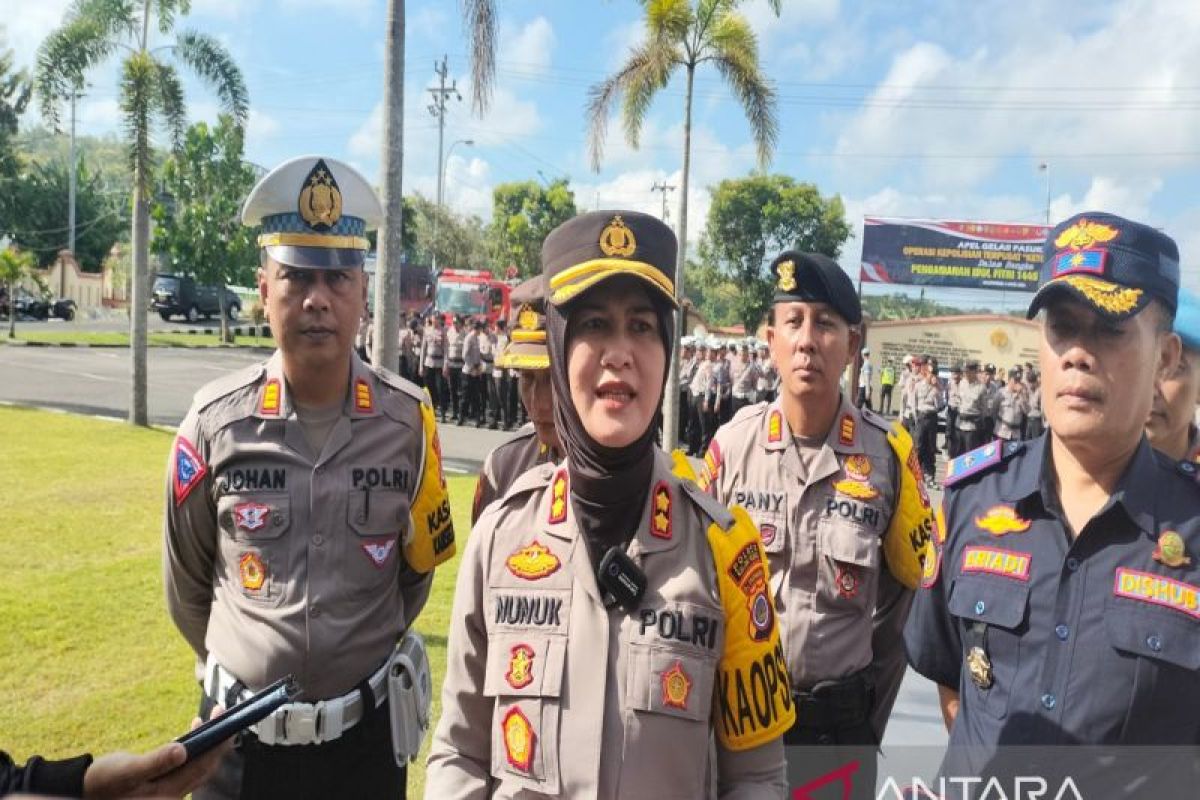 Polres Kulon Progo mendirikan delapan pos pelayan dalam operasi ketupat