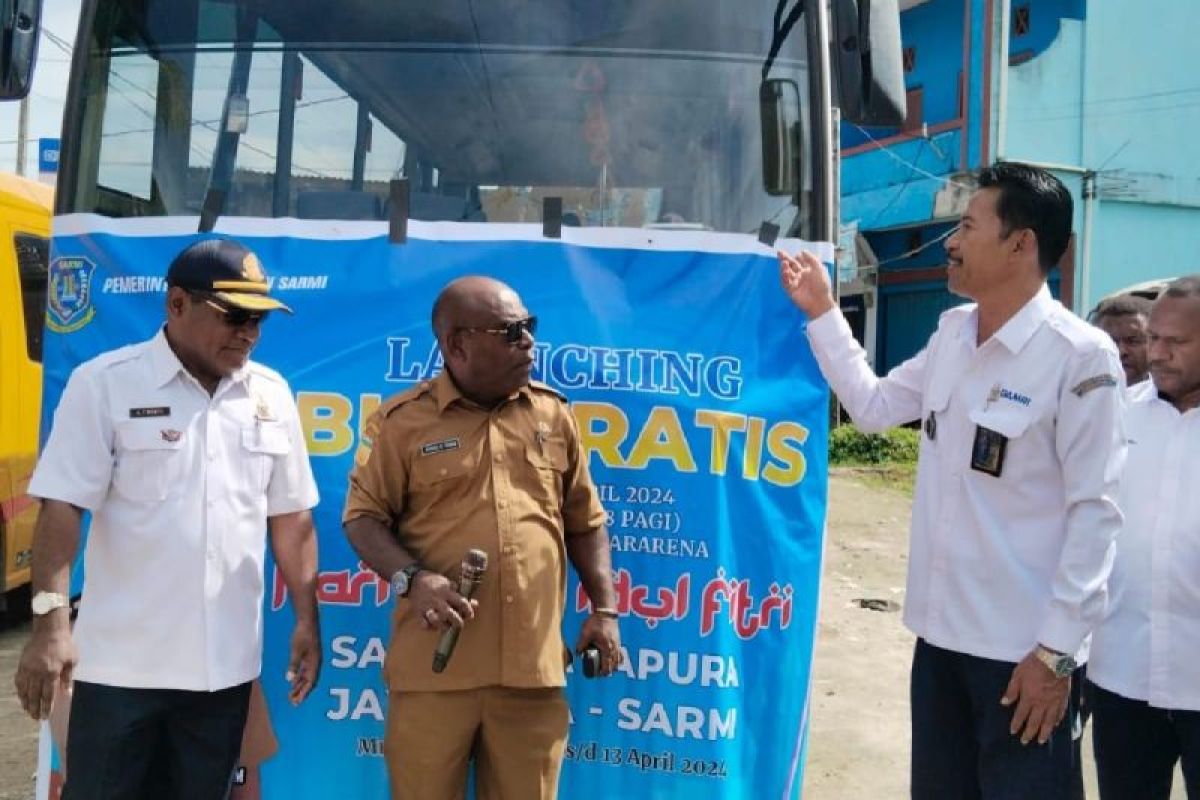 Damri-Pemkab Sarmi siapkan 22 bus gratis untuk mudikLebaran2024