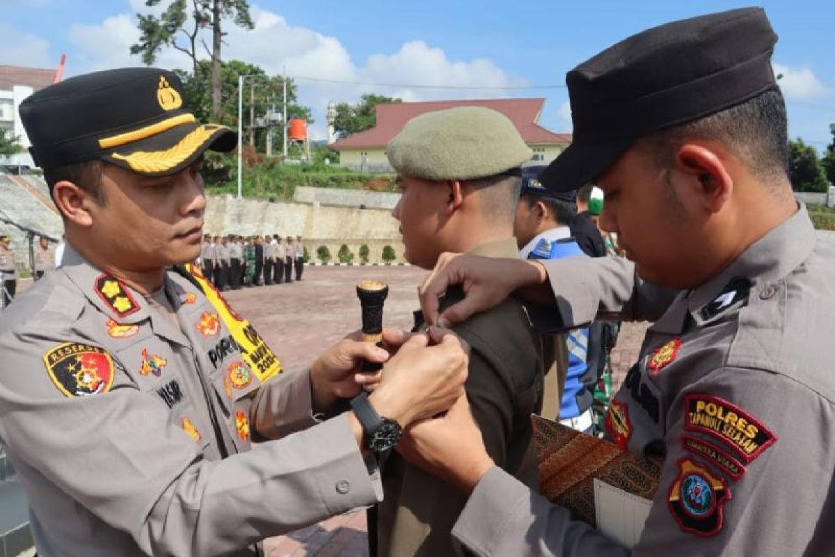 Polres Tapsel siagakan 315 personel amankan dua kabupaten saat Operasi Ketupat Toba