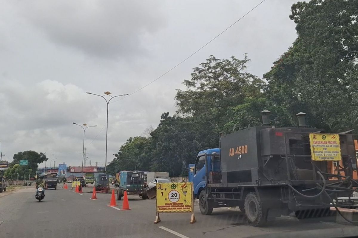 BPJN Lampung: Jelang Lebaran penutupan jalan berlubang sudah 100 persen