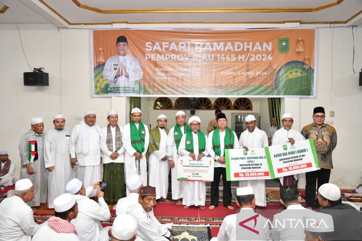 BRK Syariah salurkan bantuan ke masjid Pondok Pesantren Darussalam Kabun