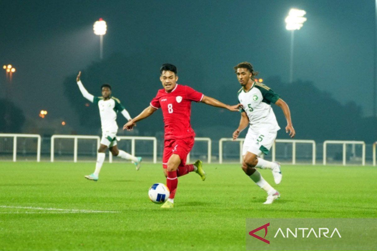 Timnas Indonesia U-23 kalah 1-3 lawan Arab Saudi dalam laga uji coba