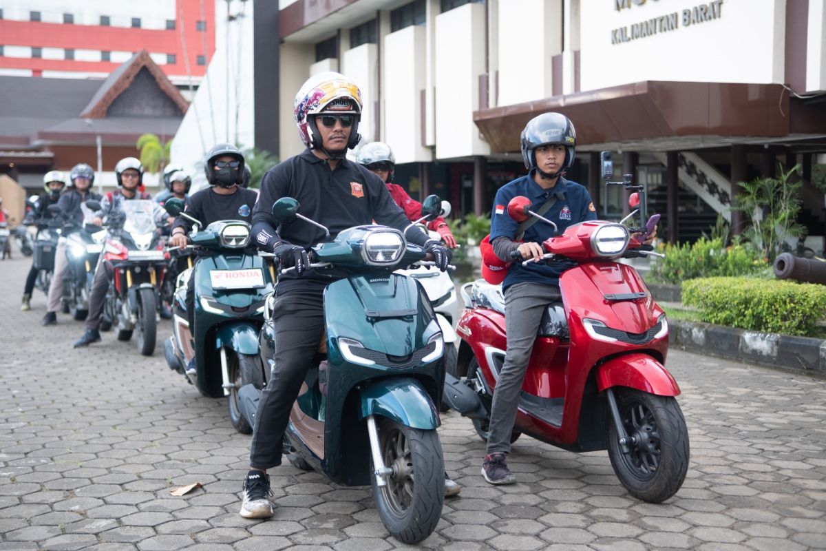 Honda Community Bikers Soleh HWBC berbagi kebaikan di bulan Ramadhan